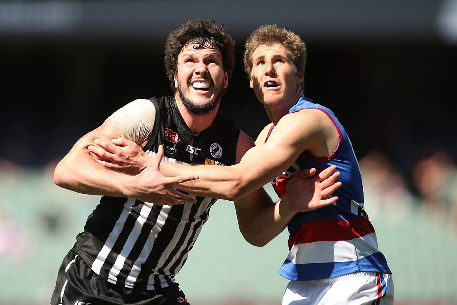 SANFL 2015 1st Semi Final - Port Adelaide Magpies v Central District The SANFL hopes to reduce the number of boundary throw-ins - ${keywords}